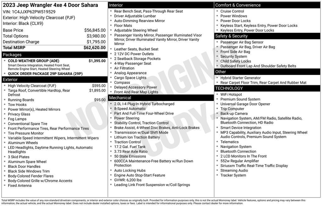 2023 Jeep Wrangler Sahara 4xe