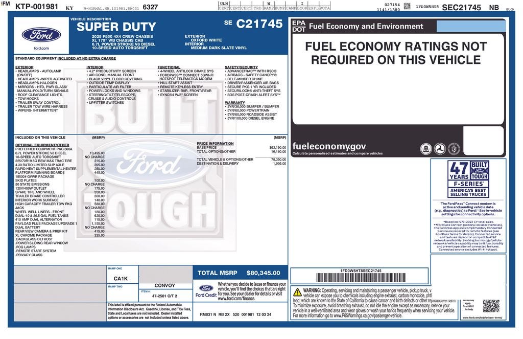 2025 Ford F-550 Super Duty Chassis Cab XL - Photo 28