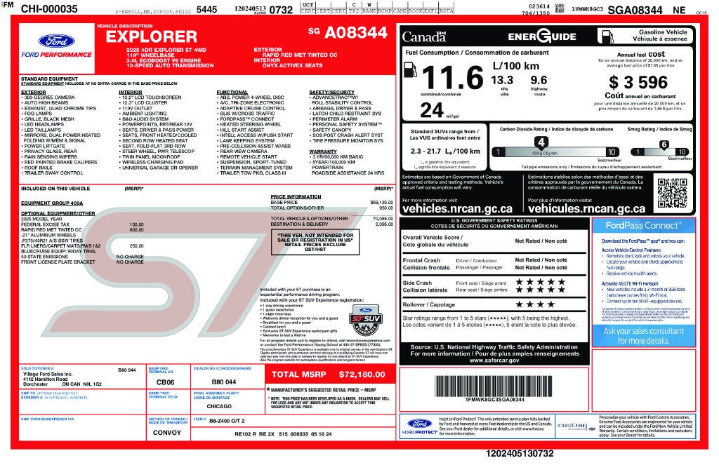 2025 Ford Explorer ST