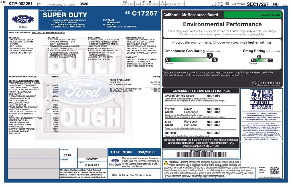 2025 Ford F-250SD XL