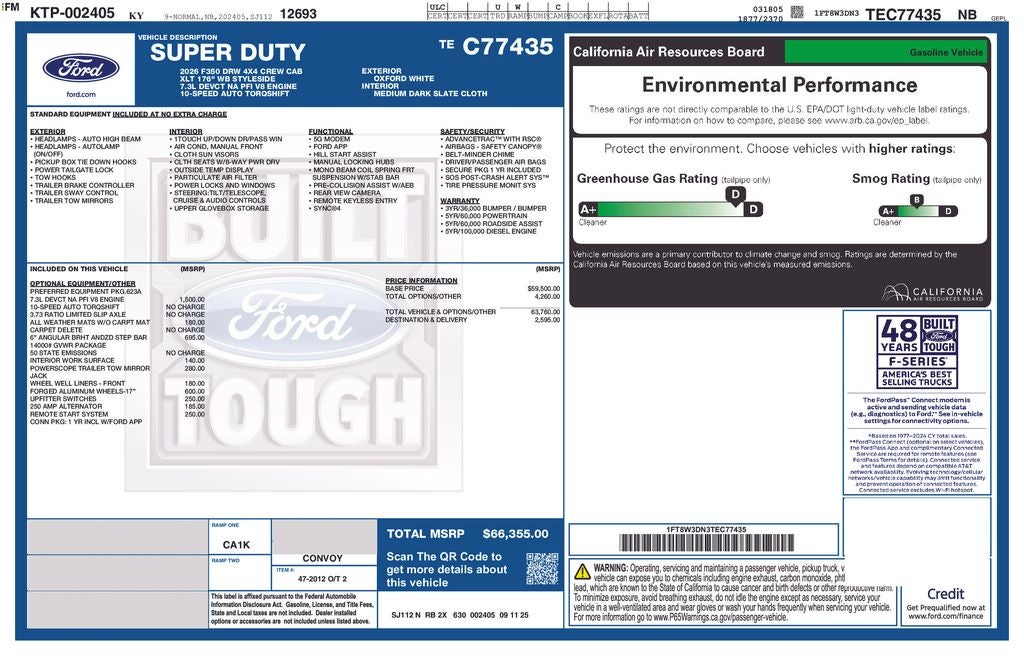 2026 Ford F-350SD XLT DRW