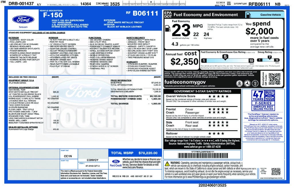 2024 Ford F-150 Platinum