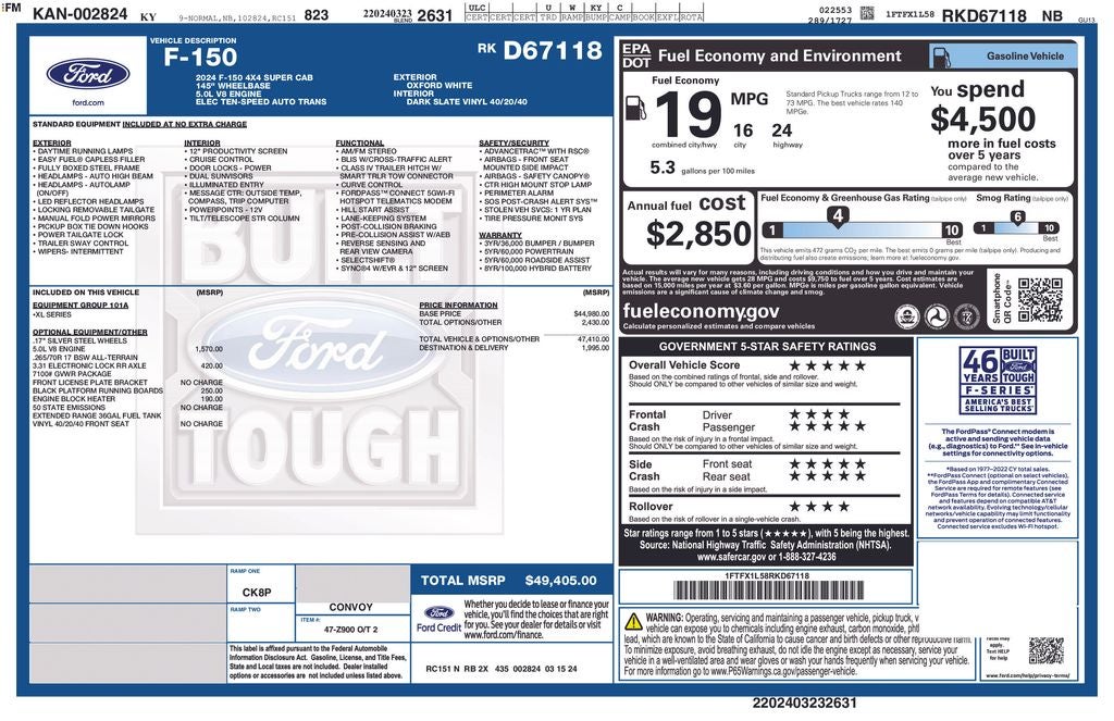 2024 Ford F-150 XL