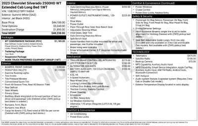 2023 Chevrolet Silverado 2500HD Work Truck