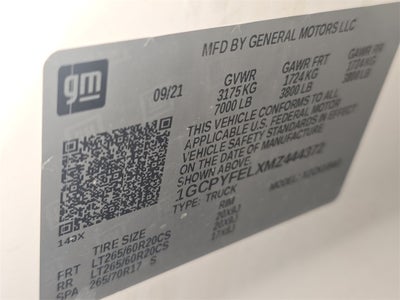 2021 Chevrolet Silverado 1500 LT Trail Boss