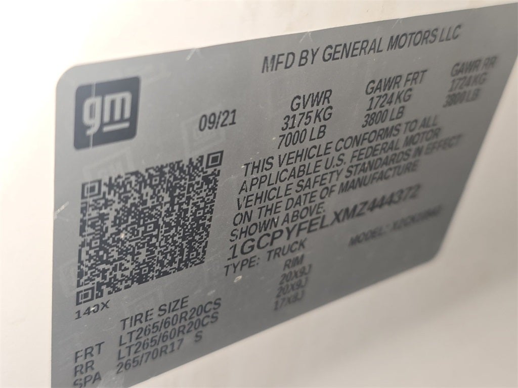 2021 Chevrolet Silverado 1500 LT Trail Boss