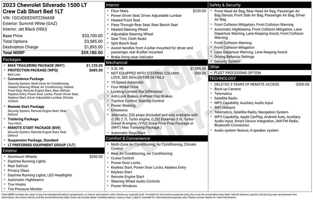 2023 Chevrolet Silverado 1500 LT LT1