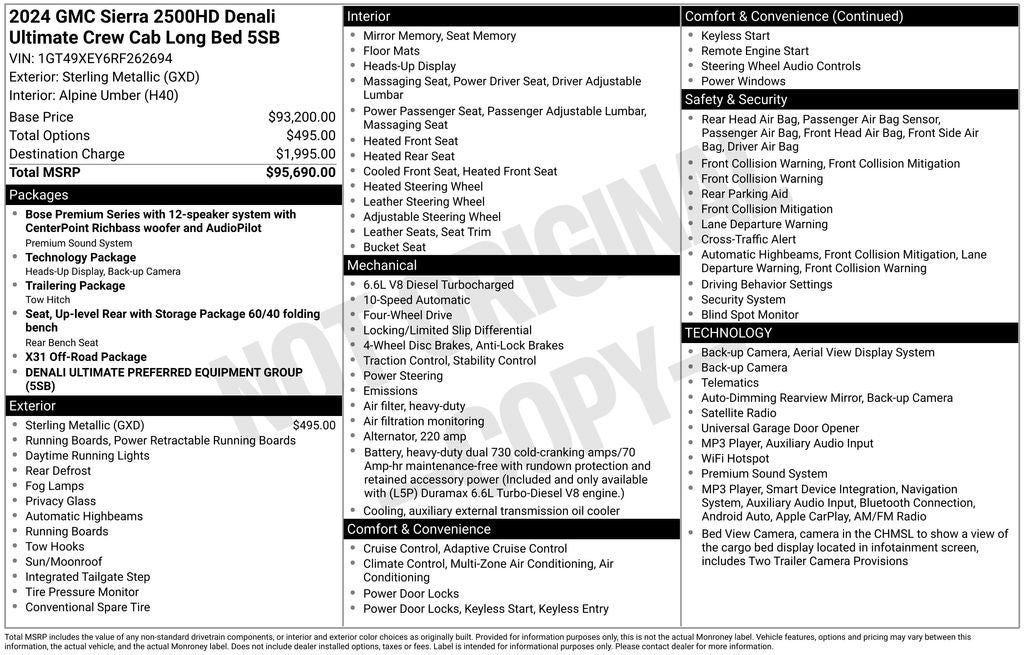 2024 GMC Sierra 2500HD Denali Ultimate - Photo 28