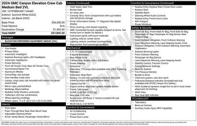 2024 GMC Canyon Elevation