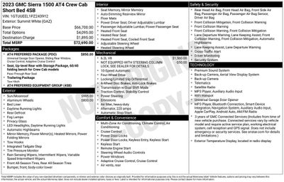 2023 GMC Sierra 1500 AT4