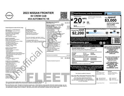 2023 Nissan Frontier SV