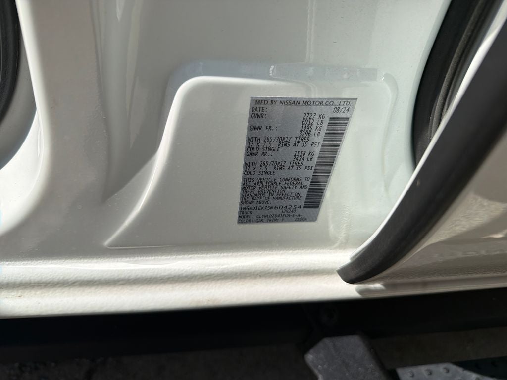 2025 Nissan Frontier PRO-4X