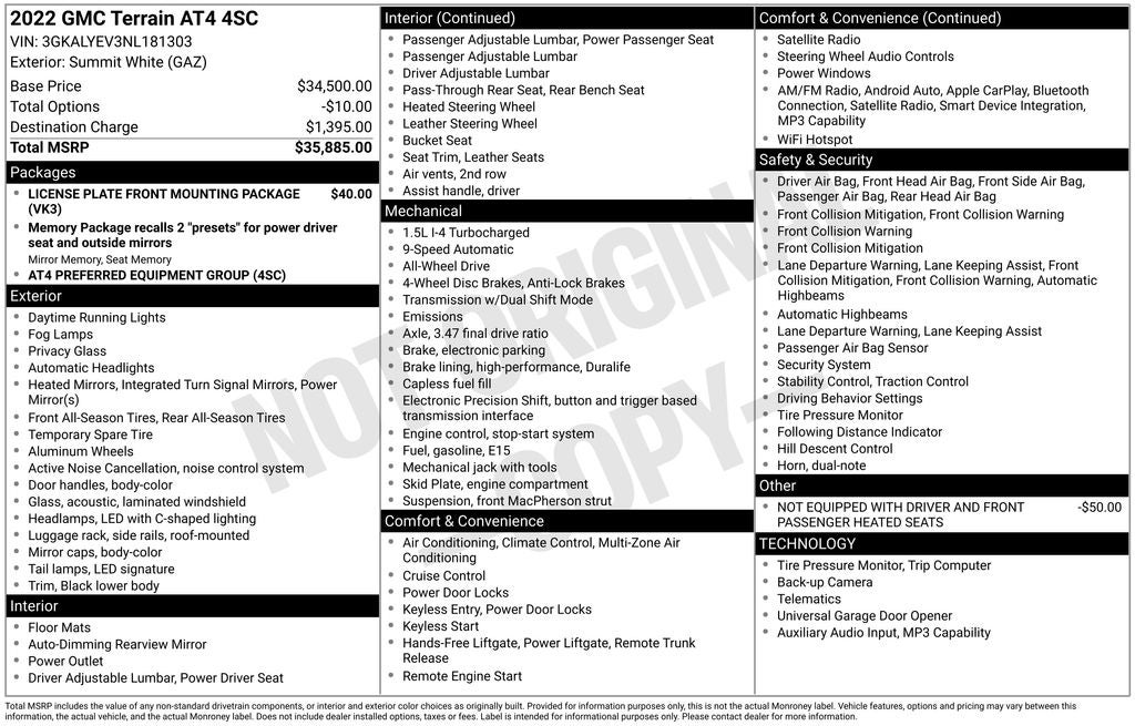 2022 GMC Terrain AT4