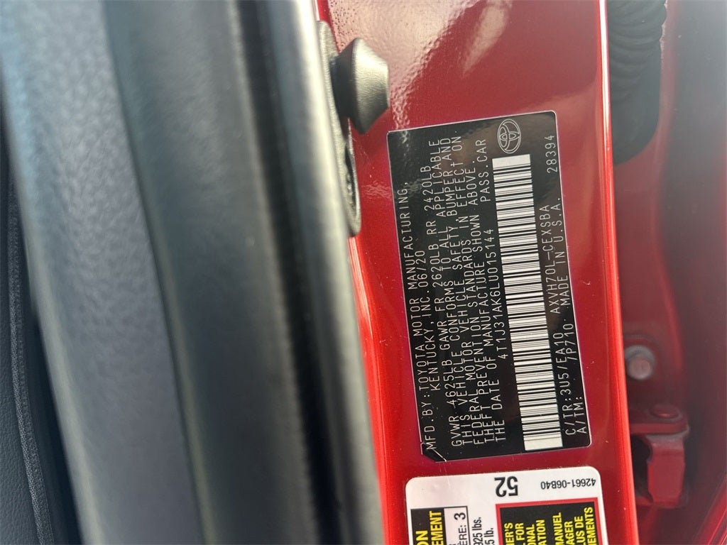 2020 Toyota Camry Hybrid SE