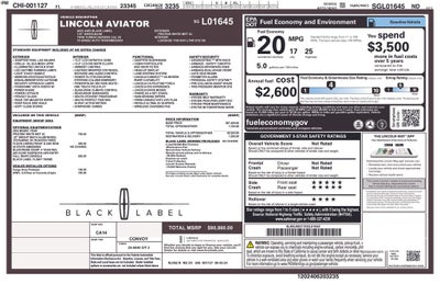2025 Lincoln Aviator Black Label Premium