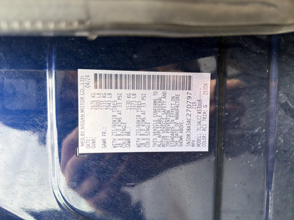 2024 Nissan Pathfinder SV