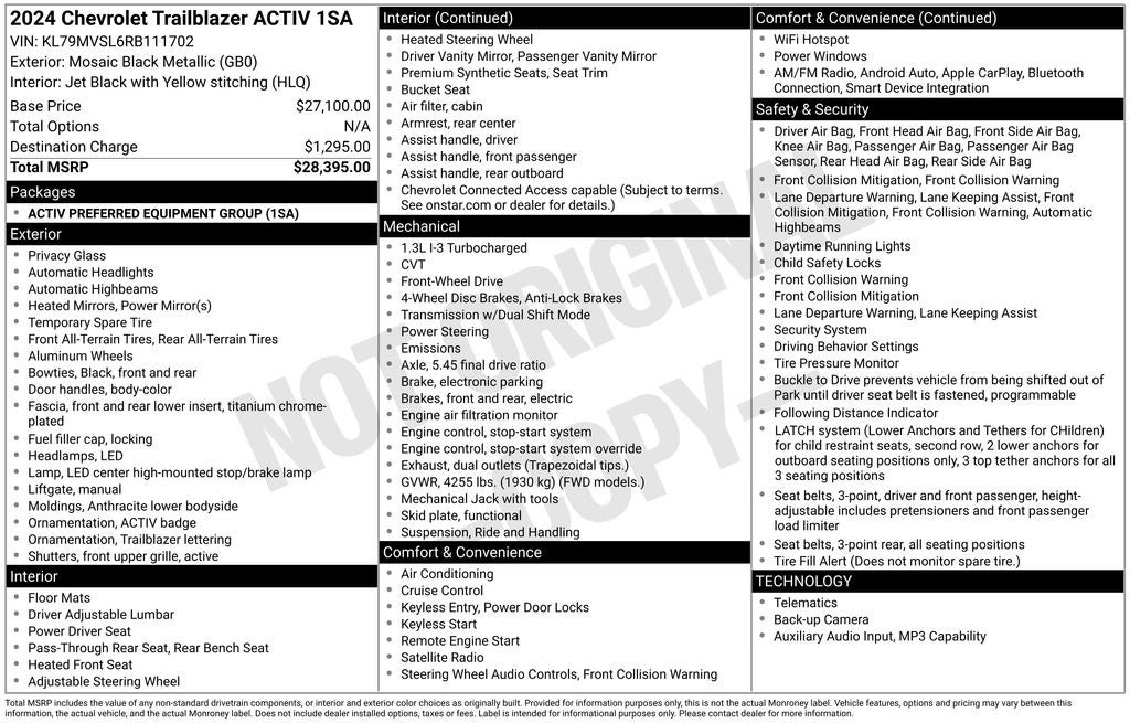 2024 Chevrolet TrailBlazer ACTIV