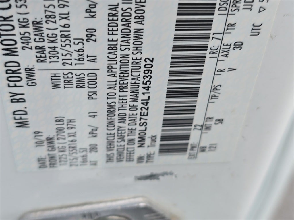 2020 Ford Transit Connect XL