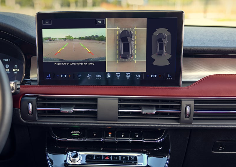The large center touchscreen of a 2023 Lincoln Corsair® SUV is shown. | Don Franklin Lincoln in London KY