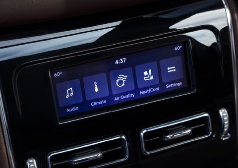 Driver controls like music, temperature, air quality, settings, and heat/cool seats are shown. | Don Franklin Lincoln in London KY