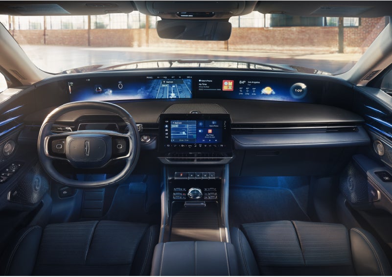 The panoramic display is shown in a 2026 Lincoln Nautilus® SUV. | Don Franklin Lincoln in London KY