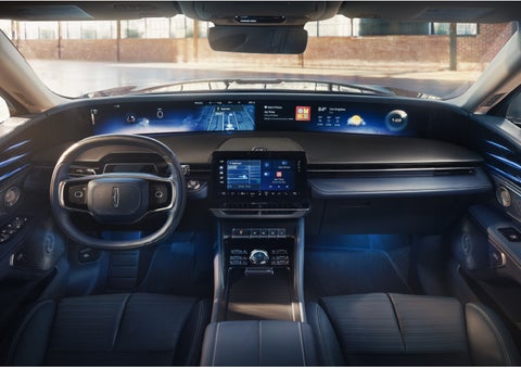 The panoramic display is shown in a 2026 Lincoln Nautilus® SUV. | Don Franklin Lincoln in London KY