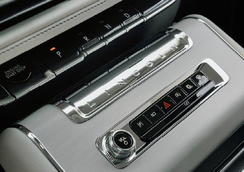 The piano key gear selector of a 2027 Lincoln Aviator® Back Label™ SUV. | Don Franklin Lincoln in London KY